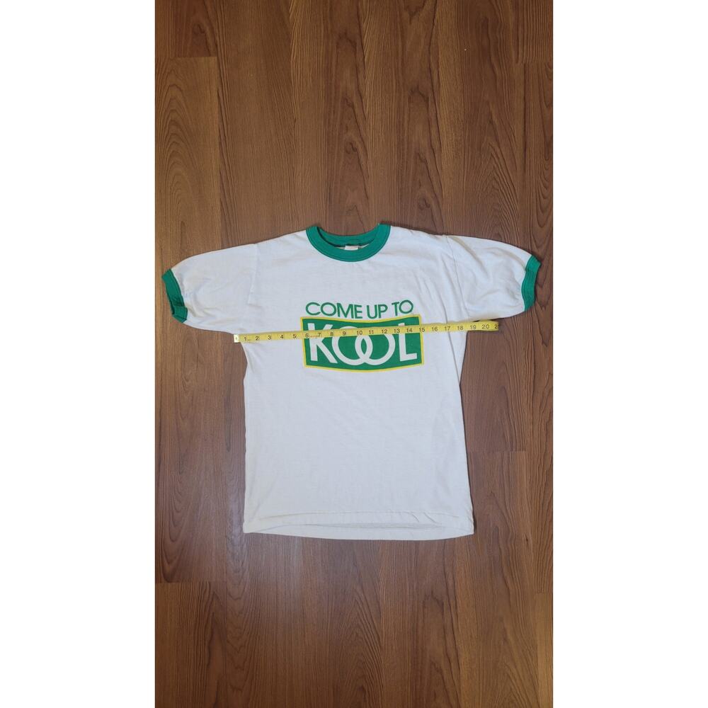 Vintage 80s Kool Cigarettes Ringer Tee - Picture 4 of 5